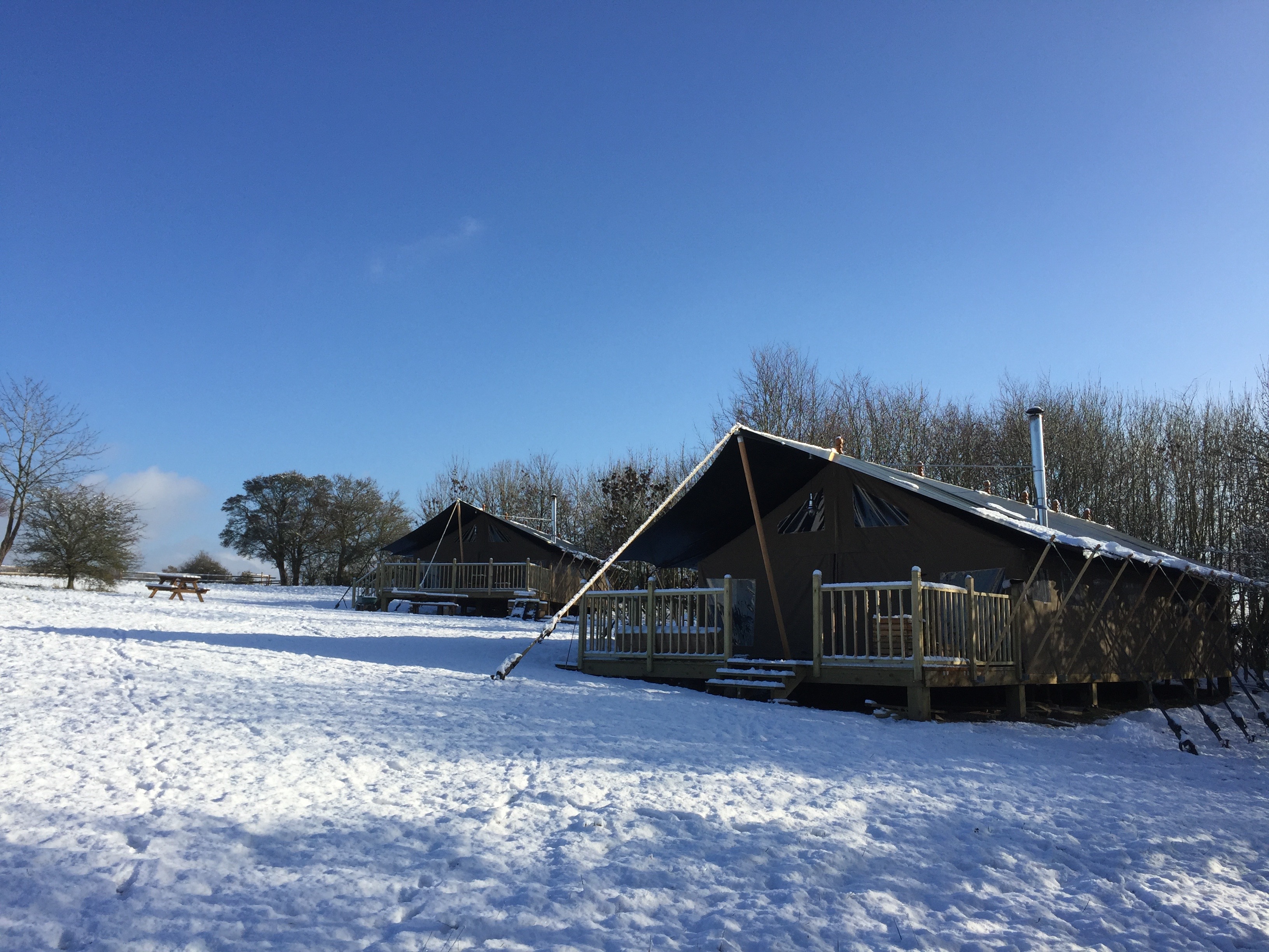 Safari Lodge in winter 