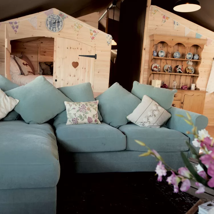 Shillingridge Glamping Luxury Safari Tent Interior